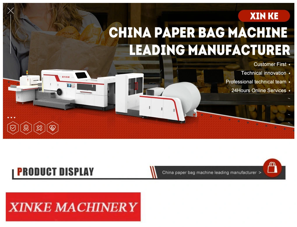 V-Bottom Type Paper Bag Making Machine for Food Package China