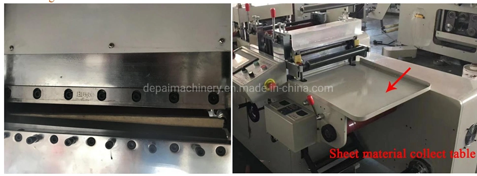 Roll to Sheet Flat Bed Label Die Cut Cutter Cutting Punching Machine with Hot Foil Stamping