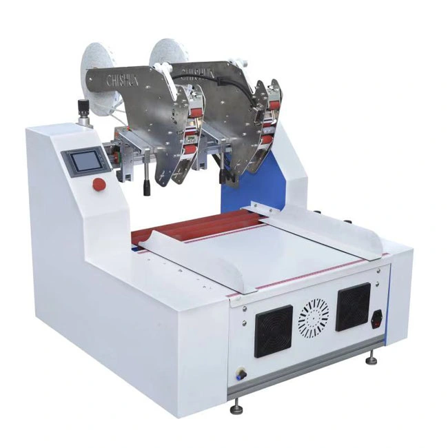 Zm-Jtx500 Double Side Automatic Adhesive Tape Cutter Applicator Tear Tape Application Machine