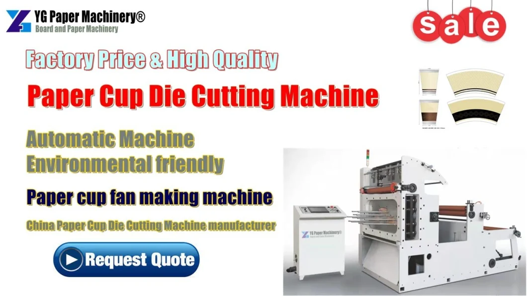 High Speed Automatic 850 950 Widely Personal or Factory Used Roll Paper Cup Cardboard Blanking Cutter Flexo Printing Die Cutting Punching Machine Price for Sale