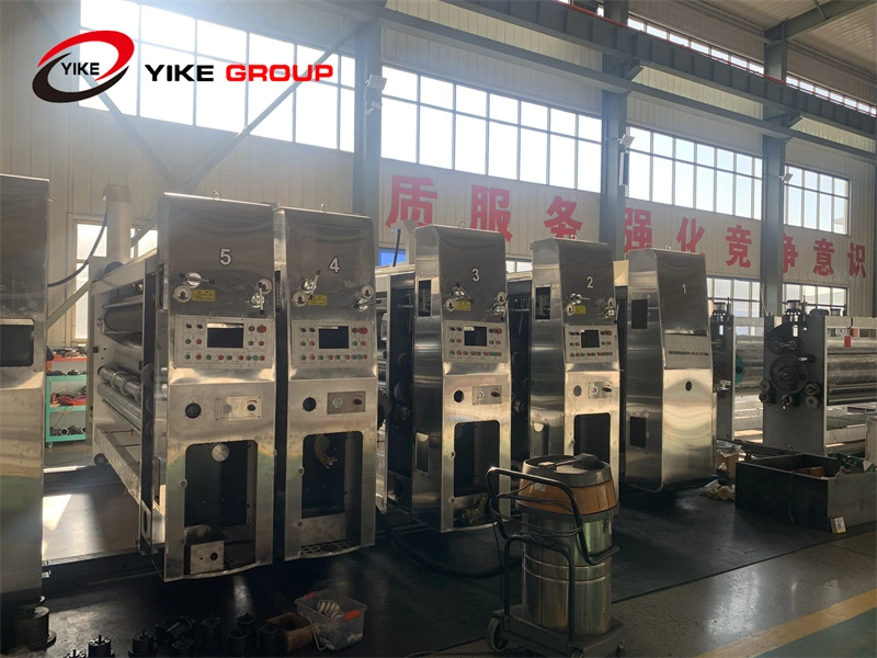 Water Ink Flexographic Printing Diecutting Machine with Anilox Roller and Rubber Roller